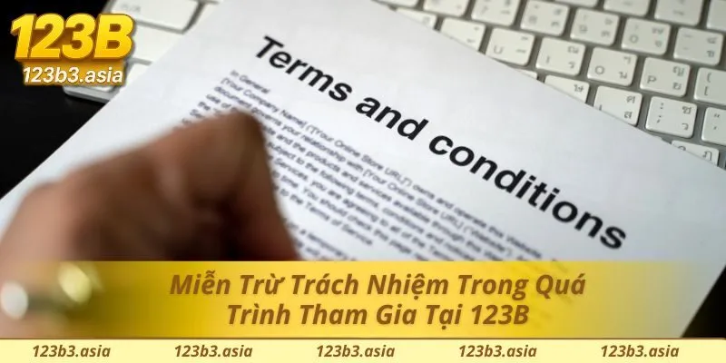 Nội dung trong chính sách miễn trừ trách nhiệm 123B