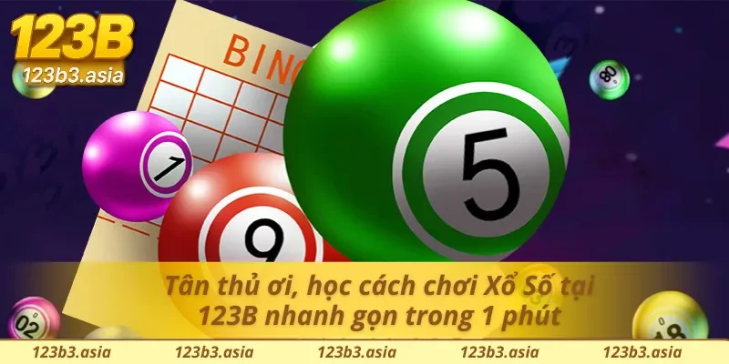 Chỉ 3 bước đơn giản là bạn đã có thể “săn lộc” tại Xổ Số 123b