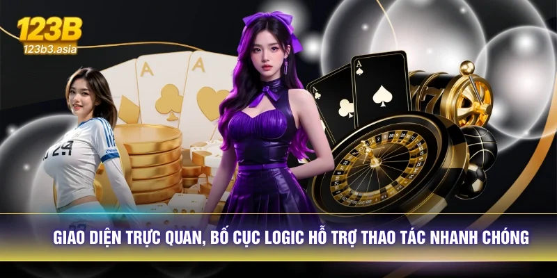 Giao diện trực quan, bố cục logic hỗ trợ thao tác nhanh chóng
